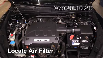 2011 Honda Accord Crosstour EX-L 3.5L V6 Air Filter (Engine) Check